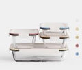 9-set Borosilicate Glass Food Storage Set, Modular Stackable, BPA-free by GENICOOK