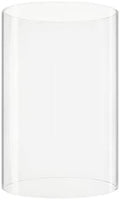 CYS EXCEL D-4" H-6" Glass Open Ended Hurricane Candleholder Bottomless Cylinder Sleeve Clear Chimney Shade Tube Cover, 1 Piece by CYSEXCEL%C2%AE