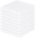 Homaxy 100% Cotton Waffle Weave Kitchen Dish Cloths 8-Pack, White by Homaxy