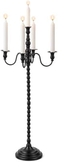 1 Pcs 36 Inch Black Candelabra Halloween Decorations, Retro by Ferrochef