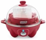 Dash Rapid Egg Cooker, 7 Eggs, Hard Boiled, Poached & Omelettes, Red by Dash