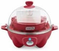 Dash Rapid Egg Cooker, 7 Eggs, Hard Boiled, Poached & Omelettes, Red by Dash