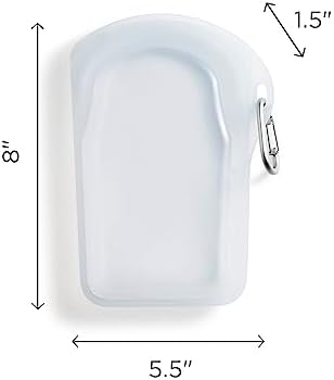Stasher Premium Reusable Silicone Food Storage Bag, Go Bag, Black, 18 oz - Image 5