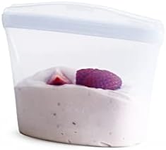 Stasher Premium Reusable Silicone Food Storage Bowl, Clear, 1-Cup by Stasher
