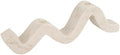 Bloomingville Marble Wave Double Taper Candle Holder, White by Bloomingville