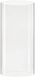 CYS EXCEL D-4.75" H-10 Glass Open Ended Hurricane Candleholder Bottomless Cylinder Sleeve Clear Chimney Shade Tube Cover, 1 Piece by CYSEXCEL%C2%AE