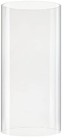 CYS EXCEL D-4.75" H-10 Glass Open Ended Hurricane Candleholder Bottomless Cylinder Sleeve Clear Chimney Shade Tube Cover, 1 Piece by CYSEXCEL%C2%AE