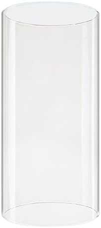 CYS EXCEL 1 PC Glass Hurricane Tube (H:6" D:3.1") - Fits Candles up to 2" Wide, Requires Holder Base 3.25" or Wider by CYSEXCEL%C2%AE