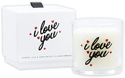 Lulu Candles | Jasmine, Oud & Sandalwood | Luxury Scented Soy Jar Candle | Hand Poured in The USA | Highly Scented & Long Lasting (6 Oz. Gift Box) by LULUCANDLES