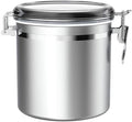 ENLOY 165oz Stainless Steel Airtight Canister for Kitchen with Clear Lid by ENLOY