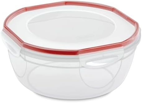 Sterilite Ultra-Seal Bowl, Large Airtight Food Storage, 4.7 Qt, 4-Pack - Image 3