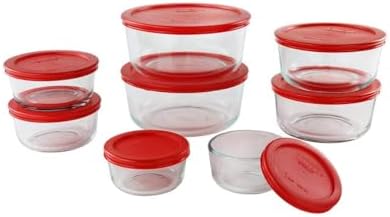 Pyrex Simply Store (8-Pack) Glass Food Storage Containers Set by Pyrex
