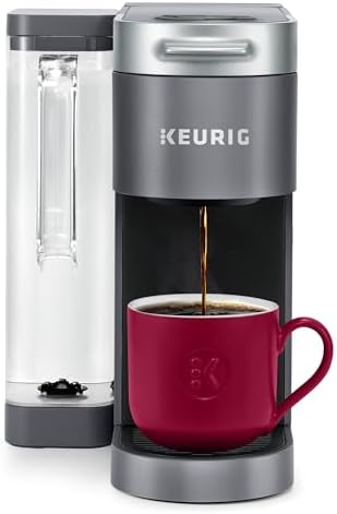 Keurig K-Supreme Single Serve K-Cup Pod Coffee Maker, MultiStream Technology, 4 Brew Sizes, 66oz Dual-Position Removable Reservoir, Gray by Keurig