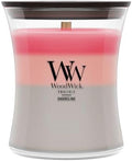 WoodWick Shoreline Trilogy Tri-Scented Candle, Crackling Wick, 9.7oz by WoodWick