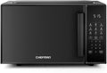 Chefman Countertop Microwave Oven 0.9 Cu. Ft., 900 Watts with 10 Power Levels, 6 Cooking Presets with One-Touch Express Cook, Eco Mode, Child Safety Lock, & Mute Button - Black by Chefman