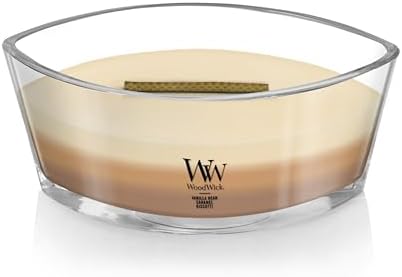WoodWick Café Sweets Trilogy Tri-Scented Candle, Crackling Wick, 16oz - Image 3