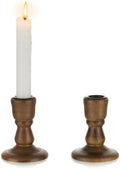 Wooden Candlestick Holders Rustic: Farmhouse Taper Candle Holder by CreatedforWeddingsandHome