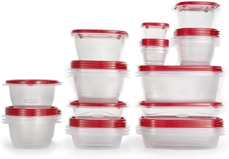 Rubbermaid TakeAlongs Food Storage Containers Set of 26 Clear by Rubbermaid
