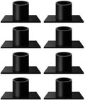 GUTE Taper Candle Holder Matte Black Iron Candlestick Decor Farmhouse 8Pcs by GUTE