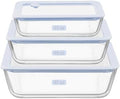 Urban Green Glass Food Container Set with Silicone Glass Lid, 3 Pack, Airtight, LeakProof, 100% Plastic Free, Meal Prep Food Storage Containers by LiveaLifeEasierandGreener
