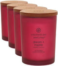 Chesapeake Bay Candle PT41689 Candle Medium Jar Dream & Inspire Home Décor, 8.8oz (Pack of 4) by ChesapeakeBayFragrance
