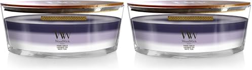 WoodWick Ellipse Candle Evening Luxe Trilogy 16 oz. (Pack of 2) by WoodWick