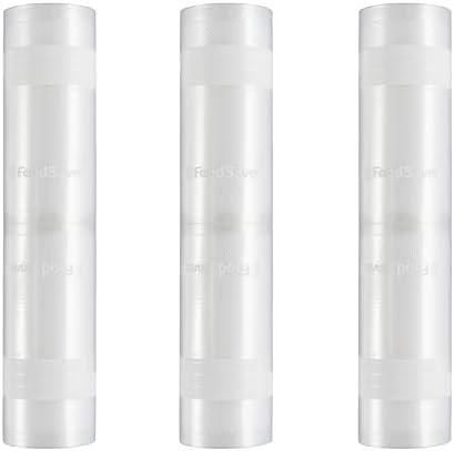 FoodSaver Custom Fit Vacuum Sealer Rolls, Airtight Food Storage and Sous Vide Rolls, BPA-Free, 11 x 16' (Pack of 3) by FoodSaver