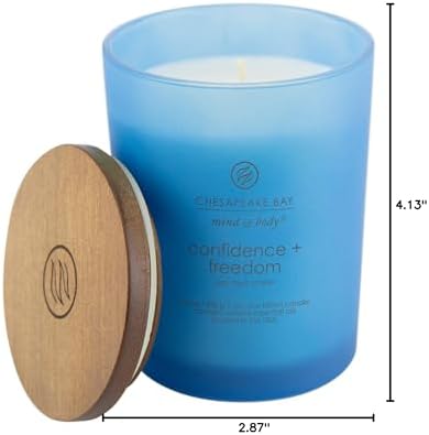 Chesapeake Bay Candle Scented Candle Confidence + Freedom (Oak Moss Amber) Medium Home Décor 8.8oz (Pack of 4) - Image 6