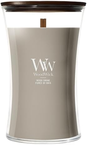 WoodWick Scented Candle | Large Hourglass Candle | Wood Smoke | Perfect Gifts for Women by WoodWick