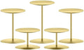 Smtyle Gold Candle Stands for Pillar Candles, Reversible Set of 5 by smtyle