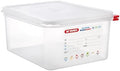 Araven Airtight Container, Food Pan with Lid for Storage in Kitchen and Restaurant, 1/2 GN 6" Deep, 1 Count, Clear by Araven
