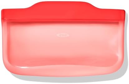 OXO Good Grips Silicone Reusable Bag - Snack Bag (12 oz), Watermelon by Unknown