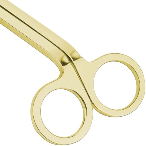 CHEFBEE Gold Stainless Steel Candle Wick Trimmer - Image 4