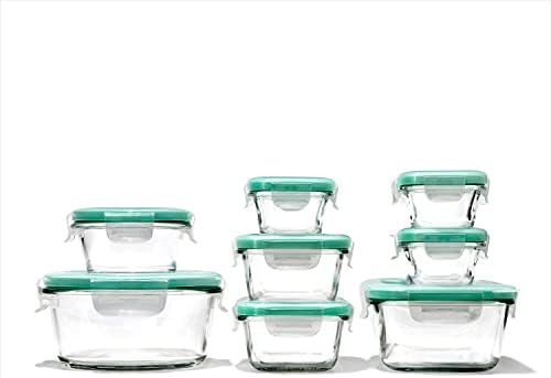OXO Good Grips 16-Piece Glass Smart Seal Airtight Everyday Container Set by Unknown