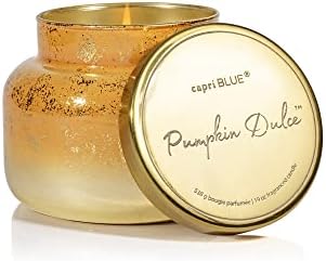 Capri Blue Glimmer Jar Candles - Luxury Holiday Scented Candles for Home - Long Lasting Soy Wax Blend - Scented Holiday & Home Decor - Fall Decor - Signature Jar (Pumpkin Dulce, 19 oz) by Unknown