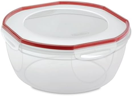Sterilite Ultra-Seal Bowl, Airtight Food Storage Container, 8.1 Qt, 2-Pack - Image 3