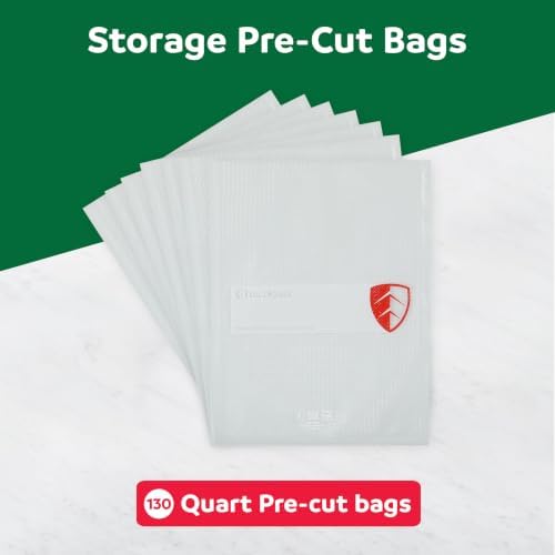 FoodSaver Quart Vacuum Seal Bags, 130 Count Pre-Cut BPA-Free Storage Bags, Align to Seal & Tear to Open for Food Storage, Sous Vide, and Meal Prep - Image 7