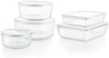 Pyrex 5-Pack Ultimate Glass Food Storage Containers with Glass Lids by Pyrex