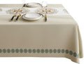 Rectangle Table Cloth,100% Waterproof Tablecloth Oil Proof Spill Proof Vinyl Table Cloth, Wipe Clean Plastic Table Cover for Dining, Camping, Indoor and Outdoor 54" x 120",Flower-Beige by Unknown