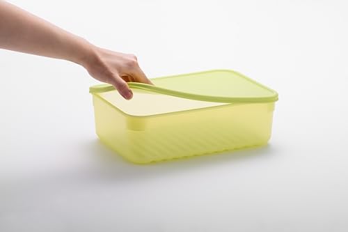 LocknLock Fresh-Block Plastic Food Storage Container | Produce Storage Containers for Fridge | Vegetable & Fruit Storage Containers for Fridge, Storage, Microwave & Dishwasher Safe, 1.5L - Image 2