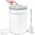 4.2 Qt Airtight Flour Rice Storage Container with Pop-up Lid Sugar Holder by TBMAXS
