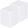 Homaxy 100% Cotton Waffle Weave Kitchen Dish Cloths 18-Pack, White by Homaxy