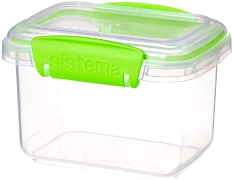 Sistema KLIP IT Collection Food Storage Containers, Clear/Green, 28-Piece Set - Image 6
