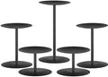 Smtyle Halloween Black Candle Holders for Pillar Candles Set of 5 by smtyle