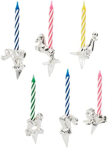 Reed and Barton 910 Let's Celebrate 6Pc Circus Animals Candles by ReedBarton