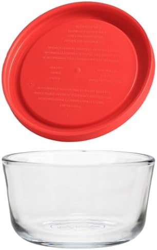 Pyrex Simply Store 1 Cup Single Glass Food Storage Container, Plastic Lid - Image 3