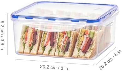 KIGI Large Food Storage Containers, Set of 2 (10 Cup) - Image 4