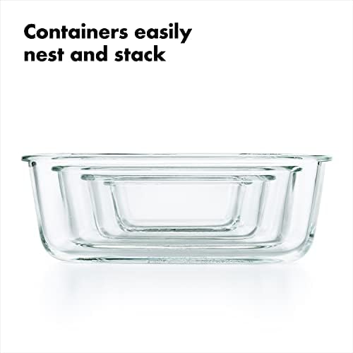 OXO Good Grips 30-Piece Plastic and Glass Food Storage Container Set - Teal - Image 6