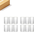 WGVI Hurricane Candle Holder Sleeve, Wide 3.5", Height 6", Clear Glass Cylinder Candleholder, Chimney Tube, Open Ended Candle Shade, 12 Pieces Bulk by WGVInternational-OpusGlassware