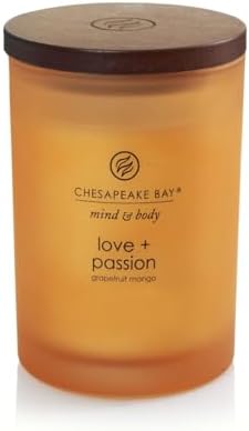 Chesapeake Bay Candle PT31905 Scented Candle Love + Passion (Grapefruit Mango) Medium Home Décor by ChesapeakeBayFragrance